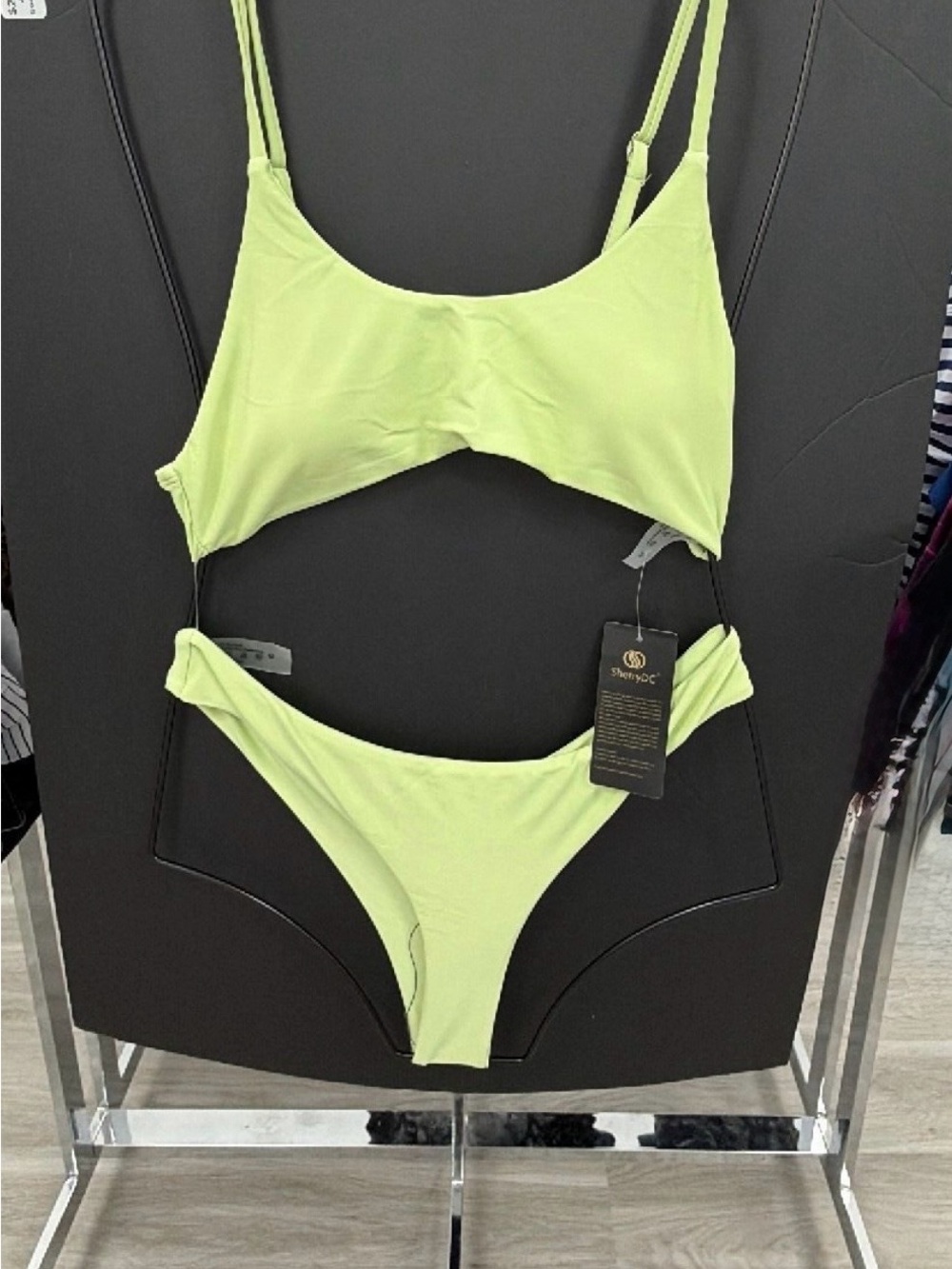 Lime Green Two-Piece Bikini Set